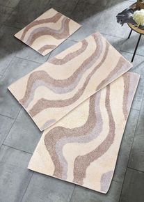 Tapis de bain à motif moderne en multicolore1 (Tapis WC 45/50 cm), 100% coton, bonprix