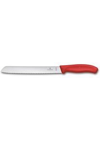 Brotmesser »Swiss Classic, 21 cm, Blister«, (1 tlg.) , rot , Victorinox