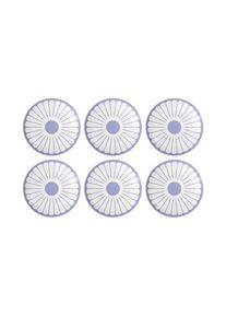 Villeroy & Boch Untertasse »Fleur 6 Stück«, (6 St.) , blau , Villeroy & Boch