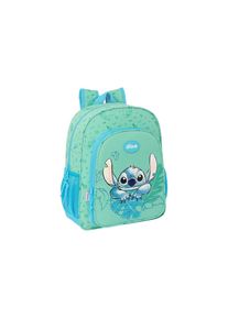 safta, safta Kinderrucksack &raquo;Stitch Aloha&laquo; Gepolsterte Schultergurte, Gepolstertes R&uuml;ckenteil, H&ouml;henverstellbar, t&uuml;rkis, B/H/T: 32cm x 38cm x 12cm, 