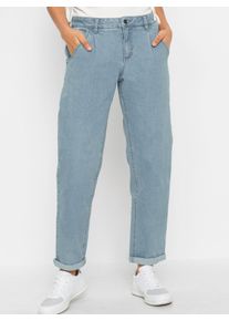 WITT Damen Jeans im Mom-Stil, blue-bleached, Größe 44, 99% Baumwolle, 1% Elasthan