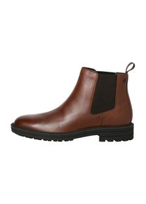 Jack & Jones JACK & JONES, Hommes Chelsea Boots 'JFWhoSkins', cognac / brun fonc&eacute;