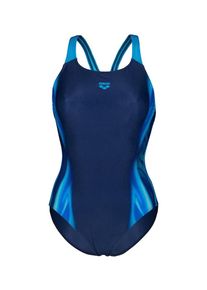 arena, Femmes Maillot de bain 'Two Sides', bleu / bleu marine / bleu clair