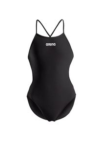 arena, Femmes Maillot de bain 'TIE BACK SOLID', noir / blanc