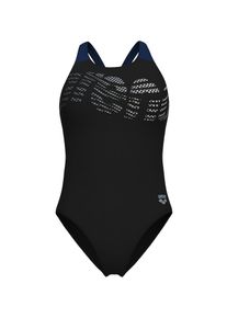 arena, Femmes Maillot de bain 'FLOWING', noir / blanc