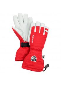 Hestra - Army Leather Heli Ski 5 Finger - Handschuhe Gr EU 6 rot