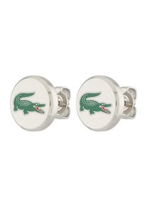 Lacoste, Hommes Boucles d'oreilles 'Arthor', vert / rouge / argent / blanc