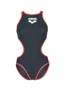 arena, Femmes Maillot de bain 'ONE BIGLOGO', anthracite / rose / blanc