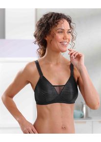 wäschepur Witt Damen Schalen-BH ohne Bügel, schwarz, Größe 90B, 84% Polyamid, 16% Elasthan