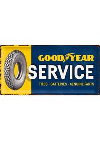 Wanddekoobjekt»NostalgicArtGoodyearService25x50cmMetall«
