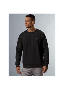 Trigema , Sweatshirt »Sweatshirt in Waffeloptik« , schwarz , Klassischer Schnitt