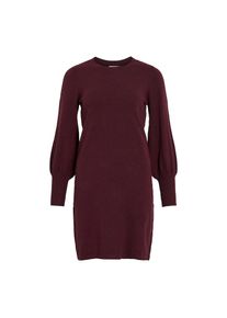 Vila, Unisex, Strickkleid &raquo;VIKERRY O-NECK KNIT DRESS - NOOS&laquo;, fig, S, N-Gr, Kleid in Midil&auml;nge von Vila