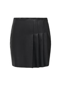 Only , Lederimitatrock »ONLARTZY LIFE HW FAUX LEA PLE SKIRT PNT« , schwarz , Minirock von Only