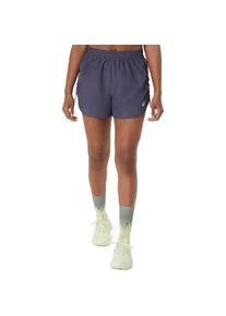 asics, Unisex, Laufshorts &raquo;NAGINO RUN ADJUSTABLE 4IN SHORT&laquo;, indigo fog, XS, N-Gr, Laufshorts von asics