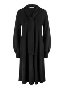Peter Hahn - Strickkleid, schwarz, Gr. 42, Schurwolle
