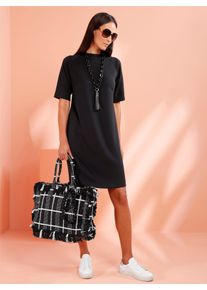 Heine Witt Damen Freizeitkleid zum Schlupfen, schwarz, Gr&ouml;&szlig;e 42, 50% Modal, 44% Polyester, 6% Elasthan