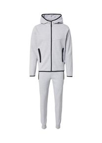 Jack & Jones JACK & JONES, Hommes Survêtement 'JCOFusion', gris clair / noir