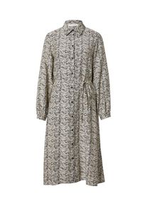 MSCH COPENHAGEN, Femmes Robe-chemise 'Cielo Amabella', beige / noir
