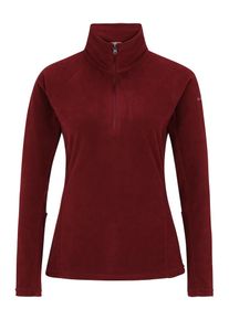 Columbia, Femmes Pull-over de sport 'Glacial IV', rouge foncé / blanc