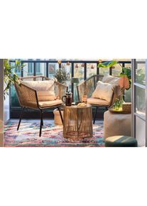 Guirlande lumineuse avec structure en rotin en beige, Onesize, Couleur/Motif: bois naturel, bonprix