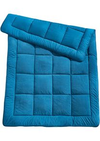 Couette Polar Fleece polaire réversible en pétrole135x200 cm, bonprix