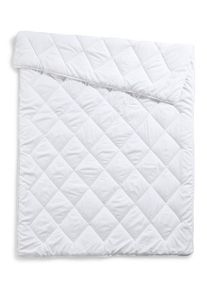 Polyester Decke leicht in weiss, 135x200 cm, bonprix