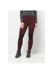Jack Wolfskin , Damen , Trekkinghose &raquo;KAMMWEG TIGHTS W&laquo; , braun , Elastische, enganliegende Hose
