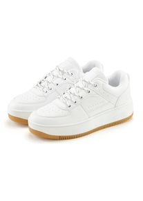 ELBSAND , Sneaker »Schnürschuh«, Freizeitschuh, Halbschuh, Schnürhalbschuh , weiss , Moderner Sneaker mit leichter Plateausohle