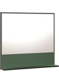 Badspiegel »Amrum«, (1 St.), Wandspiegel mit Ablage - (B/T/H) wahlweise 60 bis 80/14/74 cm , grün , Welltime