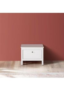 Andas , Sitzbank »Odense« , weiss , Masse (B/T/H): 55/35/45 cm