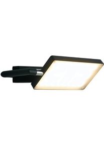LUCE Design LED Wandstrahler »BOOK«, LED fest integriert, Leuchtenkopf schwenkbar , schwarz , ECO-Light