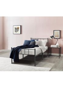 Inosign Metallbett »Amrum Bett Bettgestell Bettrahmen Einzelbett Doppelbett Stahlbett«, (2m Länge und in 4 Breiten wählbar - 90, 140, 160, 180 cm),...