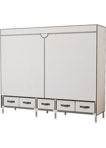 Inosign Kleiderschrank »Stockholm Stoffkleiderschrank Bestseller in diversen Ausführungen«, (Stabile Konstruktion mit Schubladen in vielen Breiten...