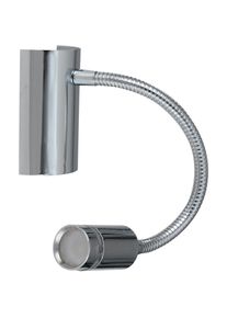 LUCE Design LED Wandstrahler »KEPLER«, Flexarm, LED fest integriert , grau , ECO-Light