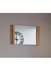 Home Affaire , Wandspiegel »Larona«, Breite 84,5 cm/Höhe 50 cm , braun , FSC -zertifizierter Holzwerkstoff