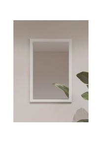 Inosign , Garderobenspiegel »Cross,Breite 40-60 cm moderner Flurspiegel hochkant oder quer hängend«, Wandspiegel mit Rahmenoptik , weiss , Der...