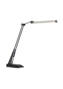 Tischleuchte »Jaap«, 1 flammig, LED Schreibtischlampe schwarz/chrom , schwarz , Brilliant
