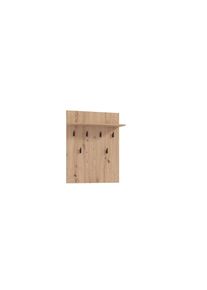 Inosign , Garderobenpaneel »Landes, Wandregal mit Haken, Wandgarderobe, Aufhänger«, mit Regal, Höhe 83 cm, in Artisan Eiche , braun , Masse...