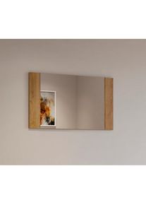 Home Affaire , Wandspiegel »Larona«, Breite 84,5 cm/Höhe 50 cm , braun , FSC -zertifizierter Holzwerkstoff