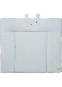 Wickelauflage »Style, Soft, sky«, mit aufgesticktem Gesicht , blau , Roba