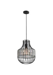 Pendelleuchte »OPIUM«, Leuchtmittel E27 ohne Leuchtmittel , schwarz , ECO-Light
