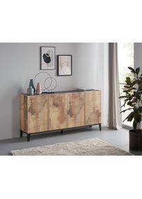 Inosign , Sideboard »Sunrise«, Breite 160 cm , schwarz , Masse B/T/H: ca. 160/40/82 cm