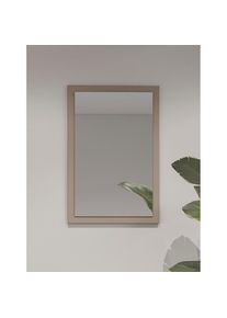 Inosign , Garderobenspiegel »Cross,Breite 40-60 cm moderner Flurspiegel hochkant oder quer hängend«, Wandspiegel mit Rahmenoptik , braun , Der...