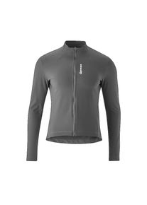 Gonso , Radtrikot »SITIVO TRIKOT THERM M«, Herren Fahrradtrikot langarm, isolierendes Full-Zip Trikot, Tight Fit , schwarz , 5XL , Enganliegende...