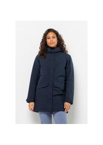Jack Wolfskin, Unisex, Funktionsmantel »TEMPELHOF COAT W«, night, blau, XS (34), Wintermantel