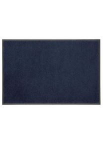 wash+dry by Kleen-Tex Fussmatte »Original Uni, Schmutzfangteppich« rechteckig 9 mm Höhe Schmutzmatte, rutschhemmend, auch als Läufer erhältlich , blau , wash+dry by...