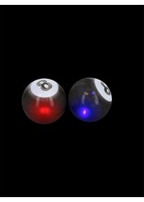 Smiffys Palla rimbalzante luminosa da 4" Lucky Bouncing 8 Ball, 6 pezzi
