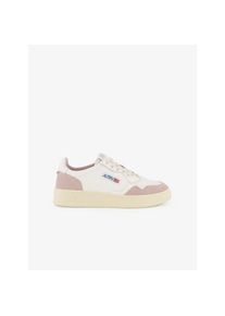 Autry baskets en cuir Medalist poudre