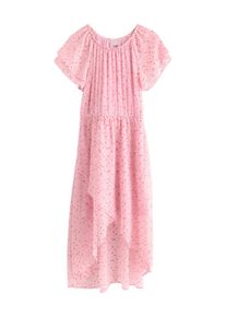 Lindex, Filles Robe, vert / rose / rouge