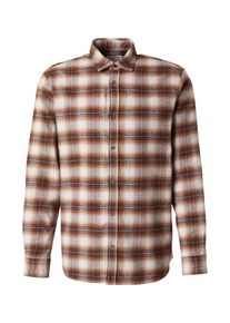 Jack & Jones JACK & JONES, Hommes Chemise 'JJJOSHUA', cr&egrave;me / rouille / brun fonc&eacute;